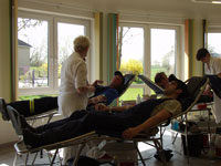 Blutspenden bei "Fit in den Frhling"